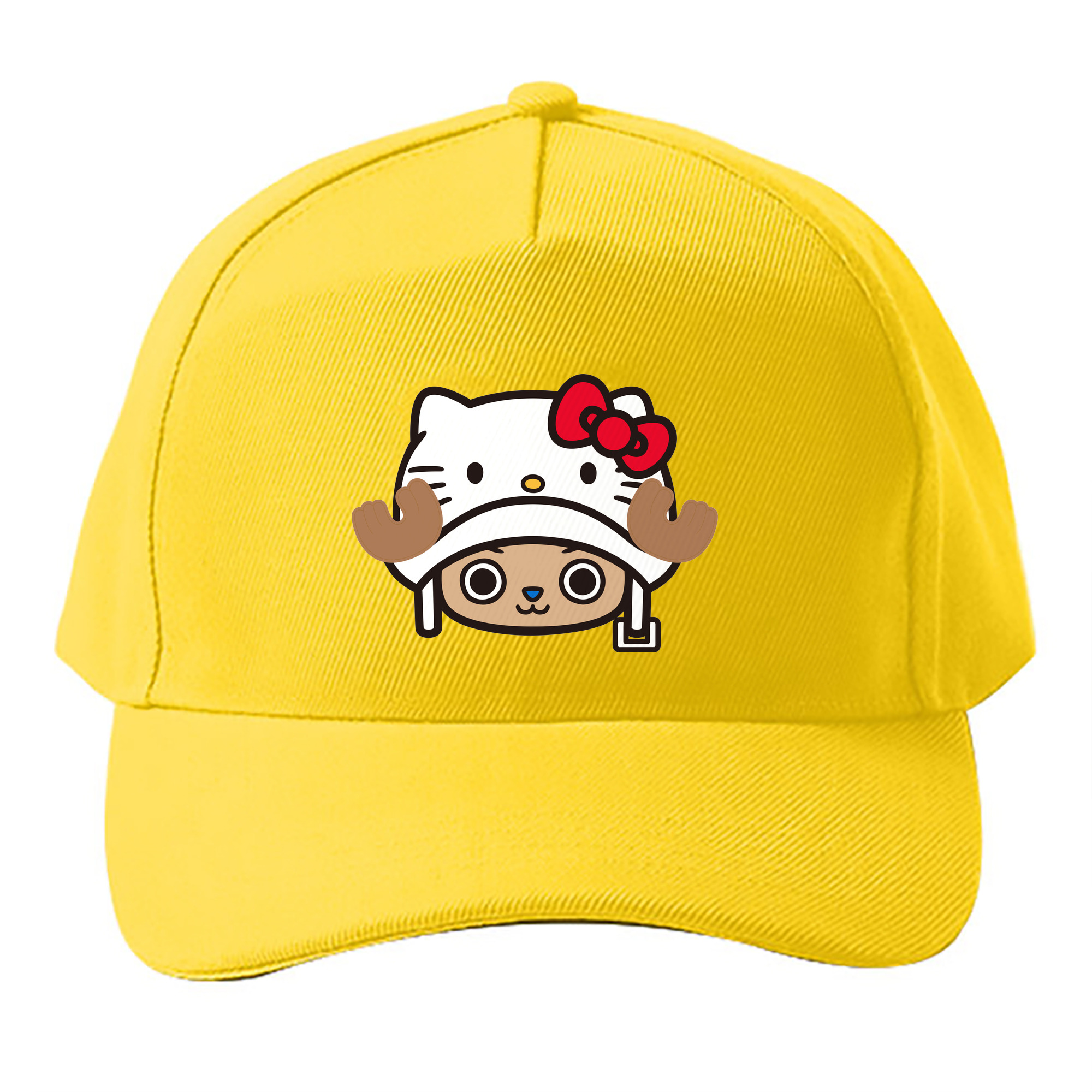 （画像用） Hello Kitty ハローキティ ベースボールキャップ 綿100％ 男女兼用 帽子 スポーツ